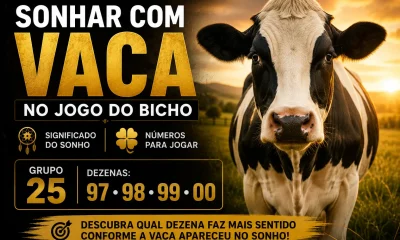 Sonhar com Vaca no Jogo do Bicho